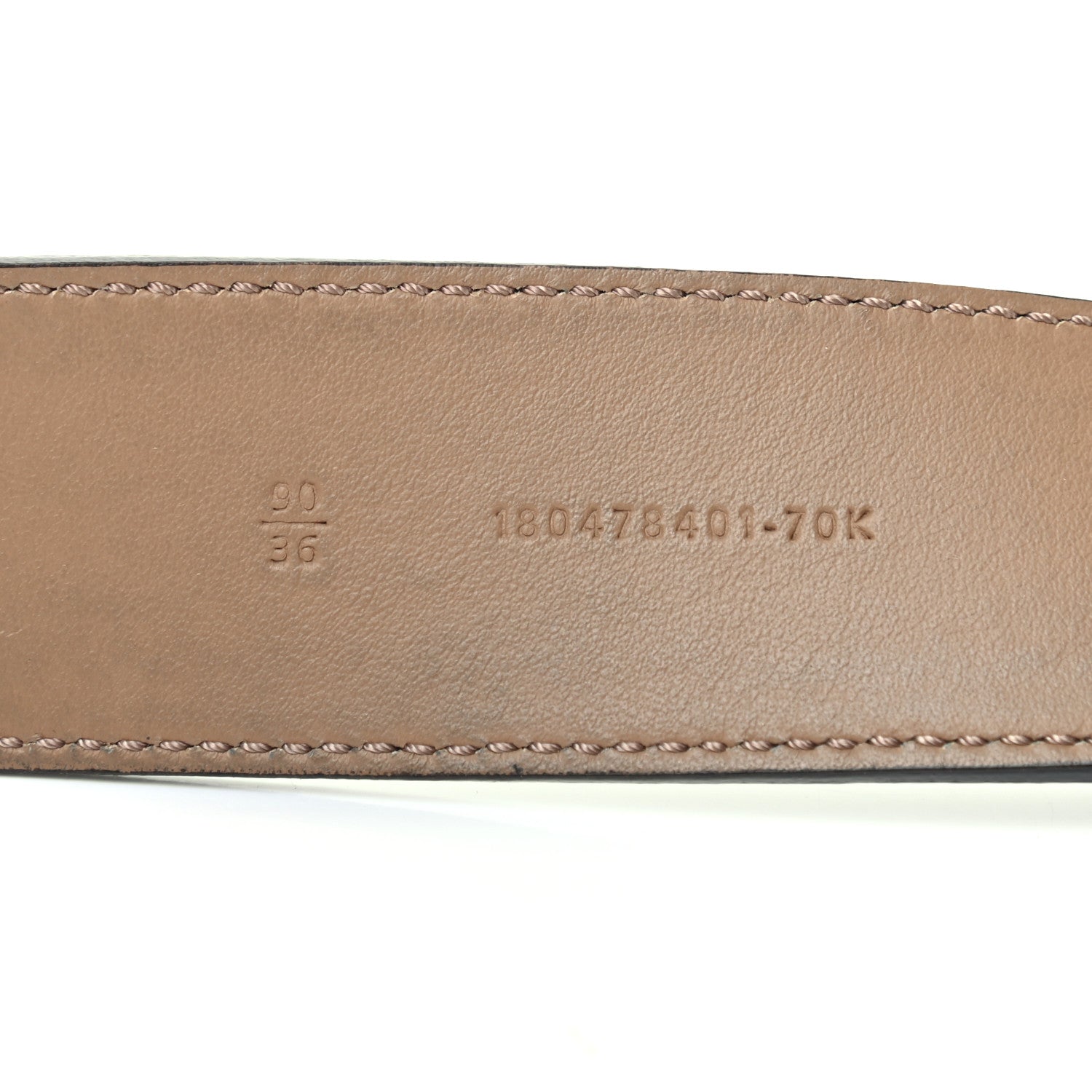 Fendi Calfskin FF Belt 90 36 Black 4 of 6