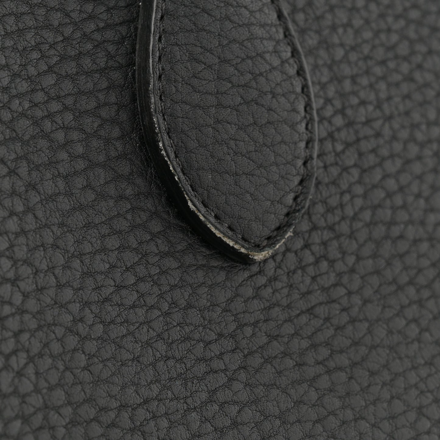 Crisped Calfskin Mini Tie Knot Tote Black