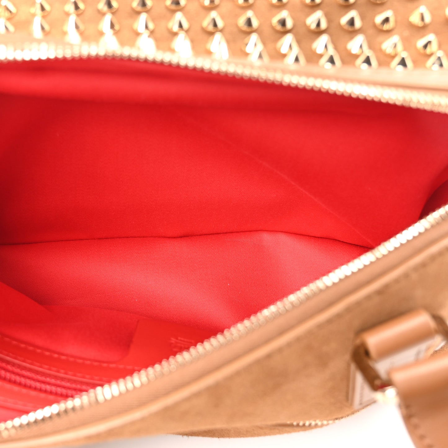 Suede Studded Funky Spikes Bowling Bag Rhea