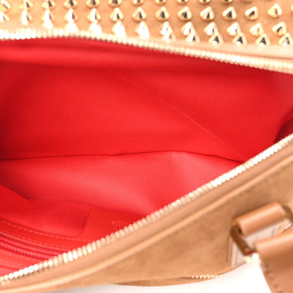 Christian Louboutin Suede Studded Funky Spikes Bowling Bag Rhea 5 of 10