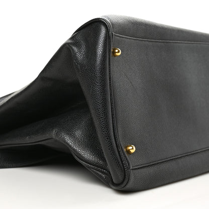 Chanel Caviar XL Weekender Bag Black 8 of 9