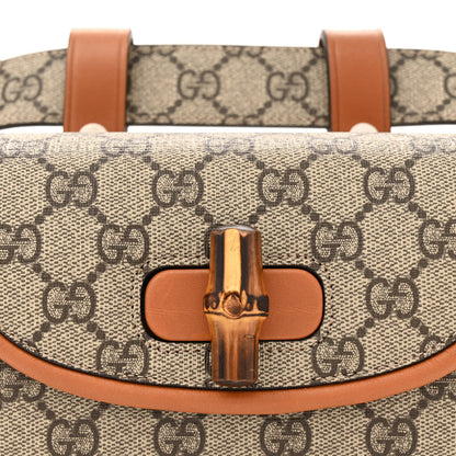 Gucci GG Supreme Monogram Web Bamboo Mini 1947 Belt Bag 95 38 Beige 8 of 10