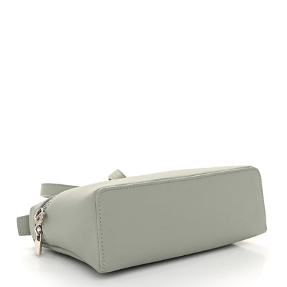 Loro Piana Grained Calfskin L19 Extra Pocket Pouch Eucalyptus 4 of 9