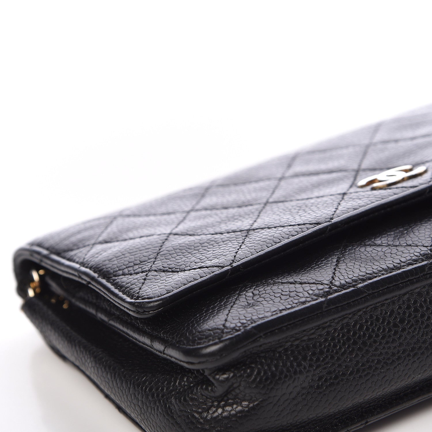 Chanel Caviar Quilted Wallet On Chain WOC Black 8 of 20