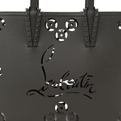 Christian Louboutin Calfskin Loubinthesky Perforated Cabata Tote Rocket 8 of 10
