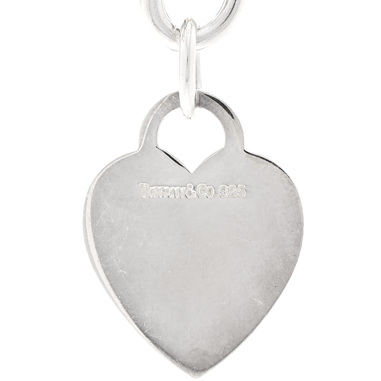 Tiffany Sterling Silver Heart Tag Toggle Necklace 5 of 5