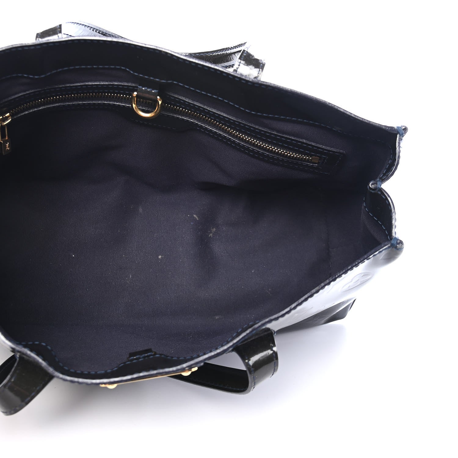 Louis Vuitton Vernis Wilshire PM Blue Infini 5 of 9