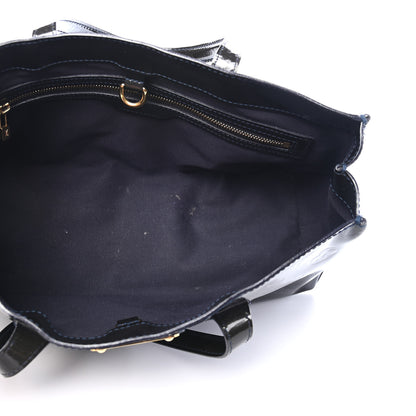 Louis Vuitton Vernis Wilshire PM Blue Infini 5 of 9