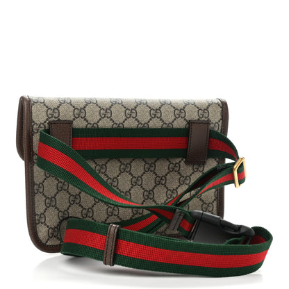 Gucci GG Supreme Monogram Neo Vintage Web Belt Bag Brown 3 of 11