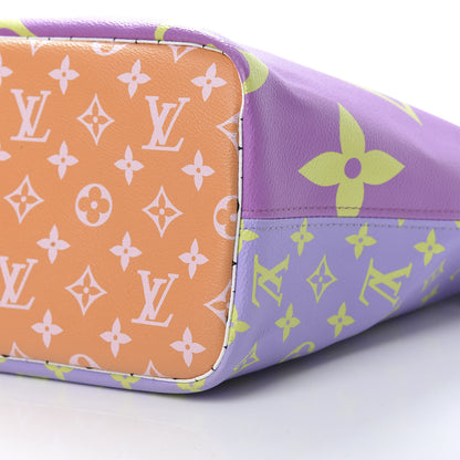 Louis Vuitton Monogram Giant Neverfull MM Pink Lilac 10 of 11