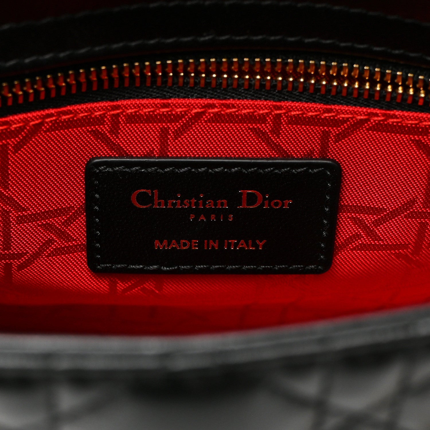 Christian Dior Lambskin Cannage Small My ABCDior Lady Dior Black 6 of 10
