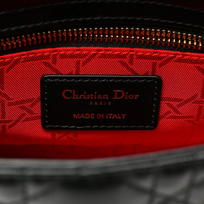 Christian Dior Lambskin Cannage Small My ABCDior Lady Dior Black 6 of 10