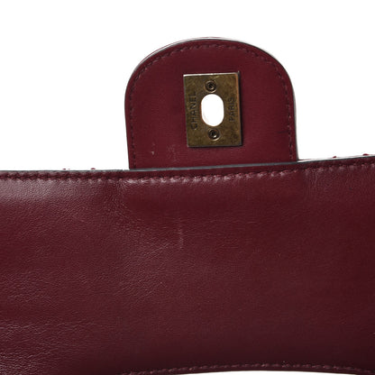 Chanel Calfskin Perfect Edge Medium Flap Burgundy 13 of 15