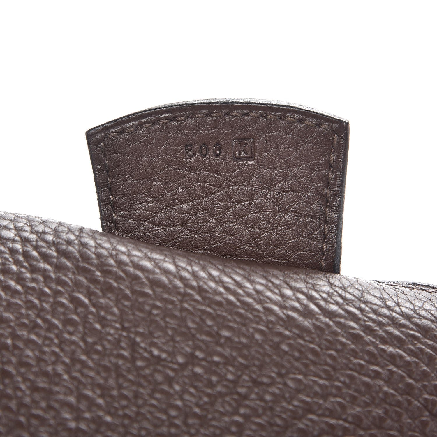 Hermes Taurillon Clemence Paris Bombay 37 Chocolate 7 of 12