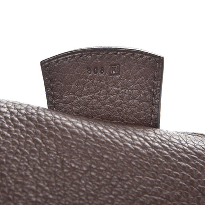 Hermes Taurillon Clemence Paris Bombay 37 Chocolate 7 of 12