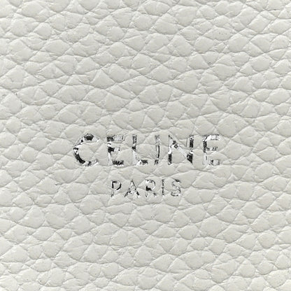 Celine Soft Grained Calfskin Small Belt Cabas Phantom Mineral 7 of 14