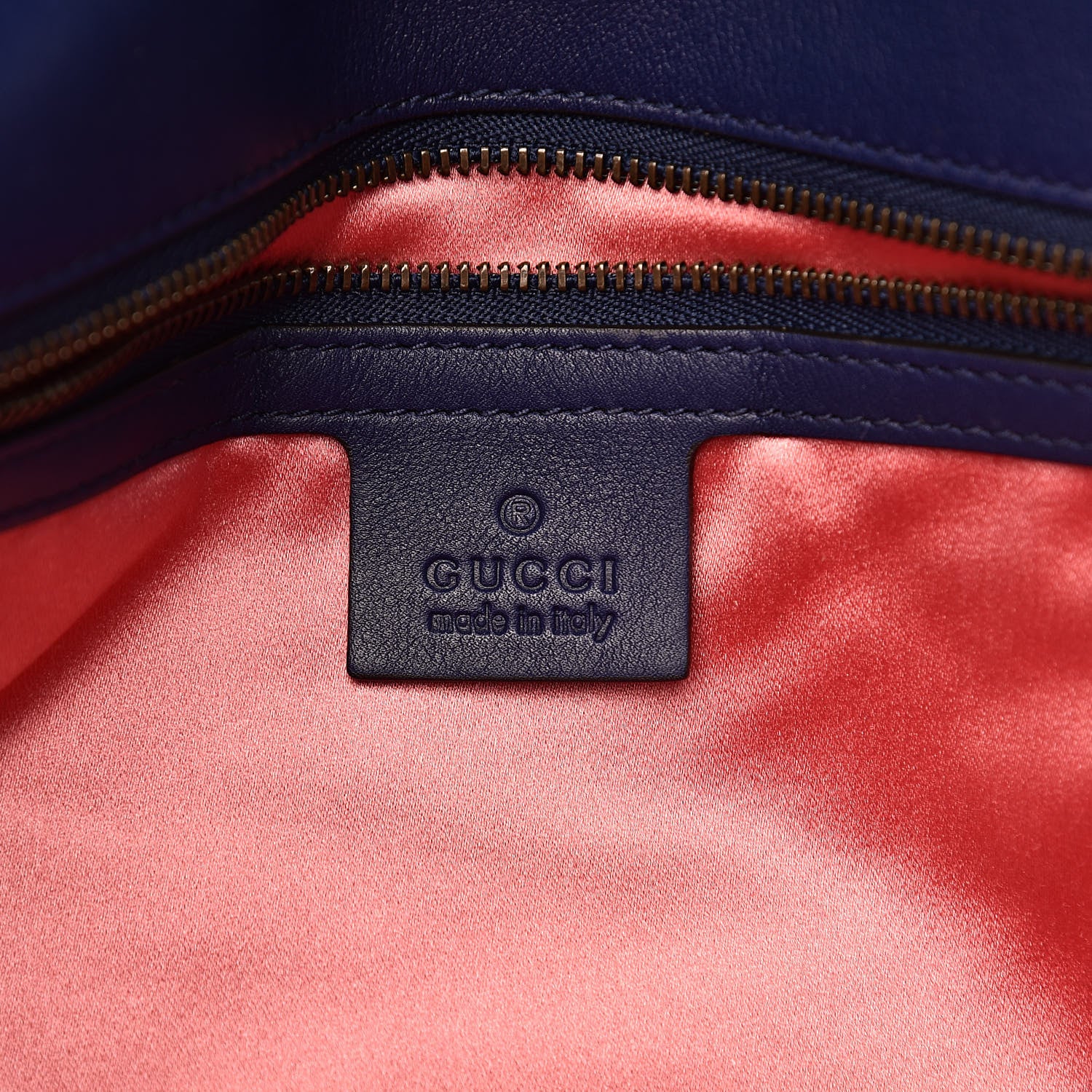 Gucci Velvet Matelasse Medium GG Marmont Shoulder Bag Cobalt Blue 6 of 13