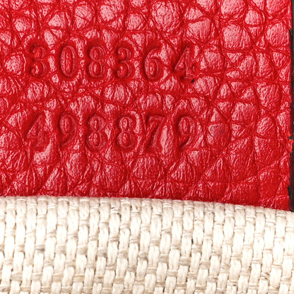 Gucci Pebbled Calfskin Small Soho Disco Bag Tabasco Red 7 of 12