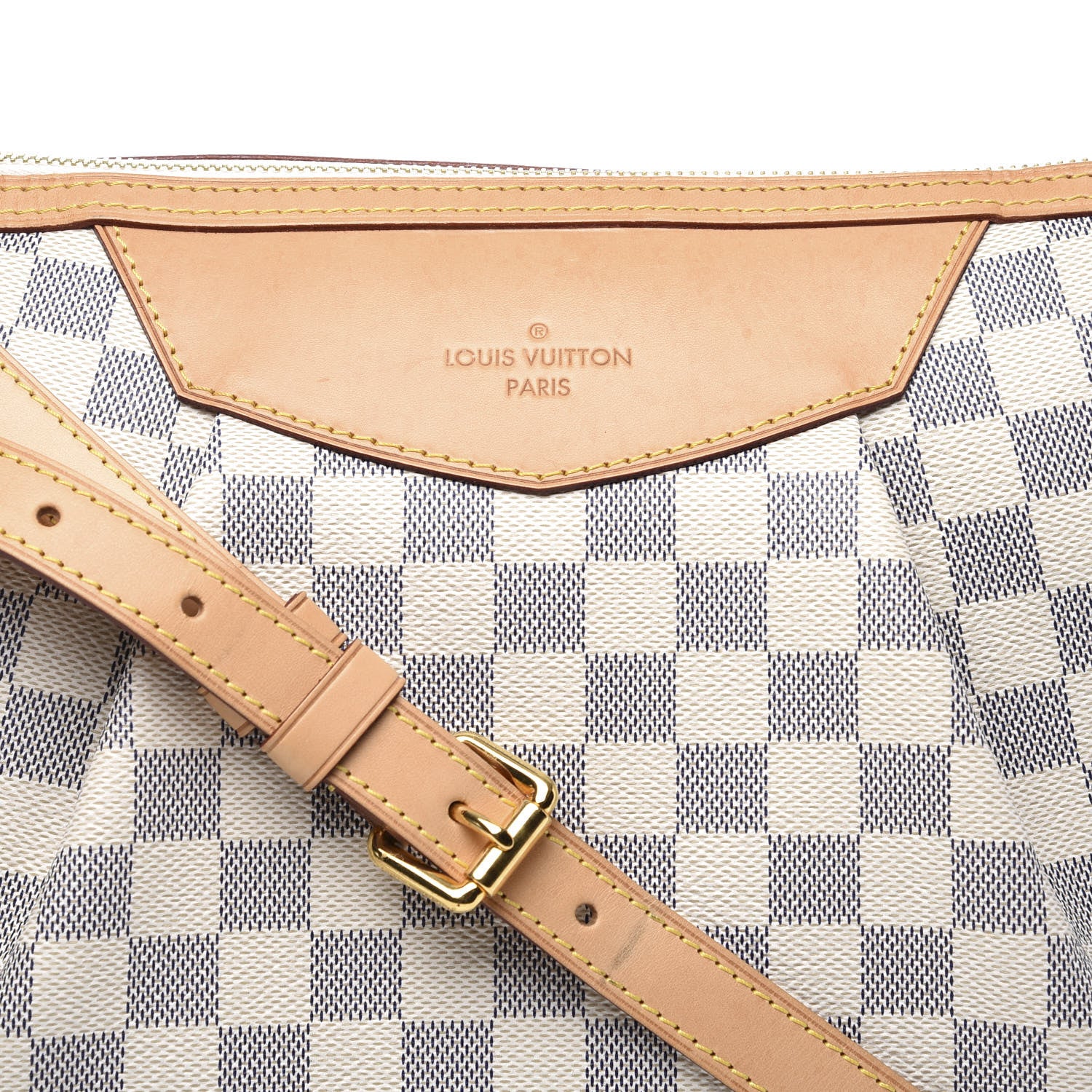 Louis Vuitton Damier Azur Siracusa MM 9 of 9