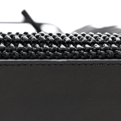 Saint Laurent Raffia Tote Black 12 of 13