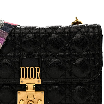 Christian Dior Lambskin Cannage Large Dioraddict Flap J’Adior Strap Black 7 of 12
