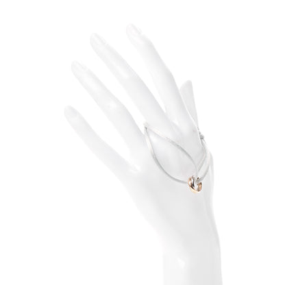 Cartier 18K Pink Yellow White Gold Trinity Adjustable Cord Bracelet Silver 2 of 5