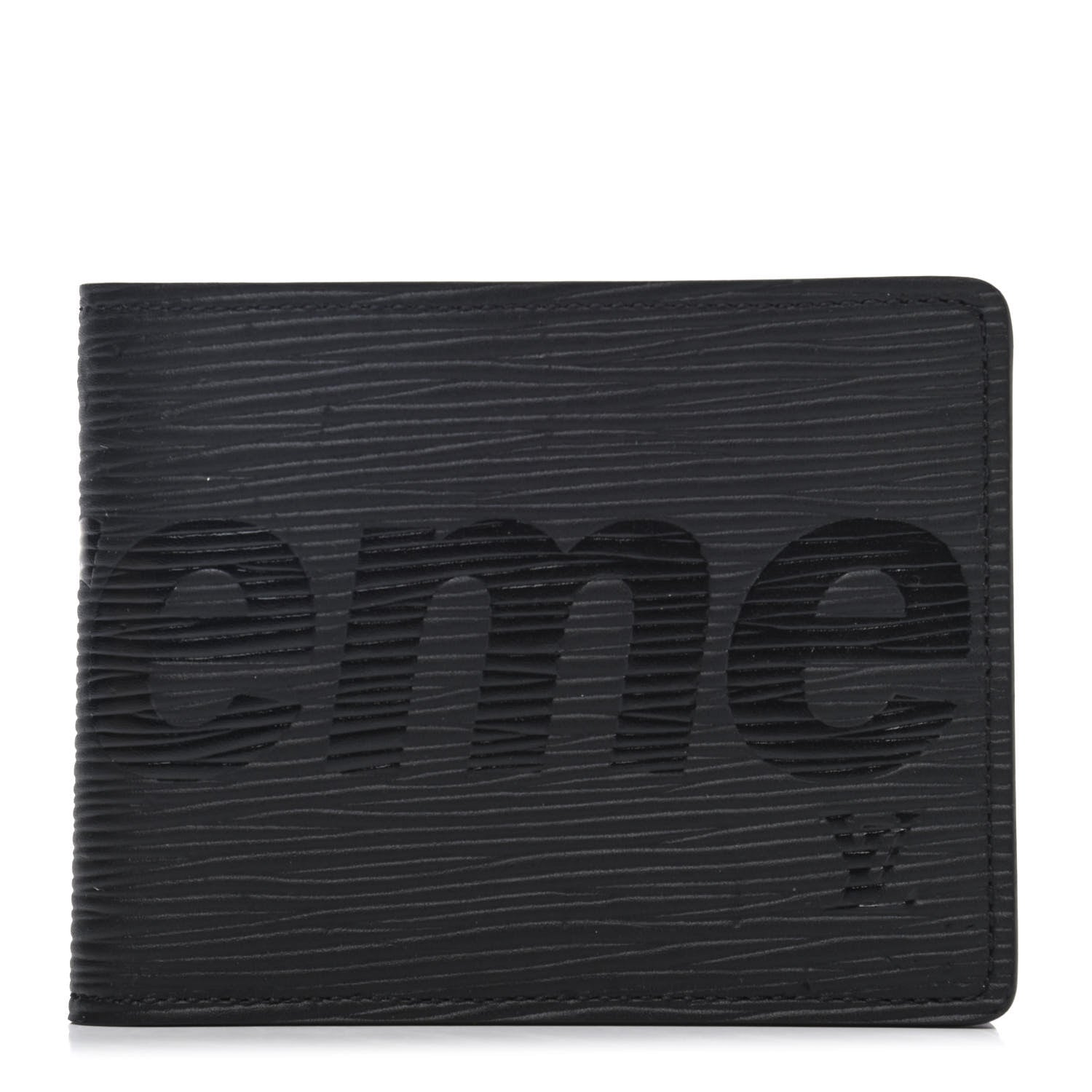 Louis Vuitton X SUPREME Epi Slender Wallet Black 1 of 4
