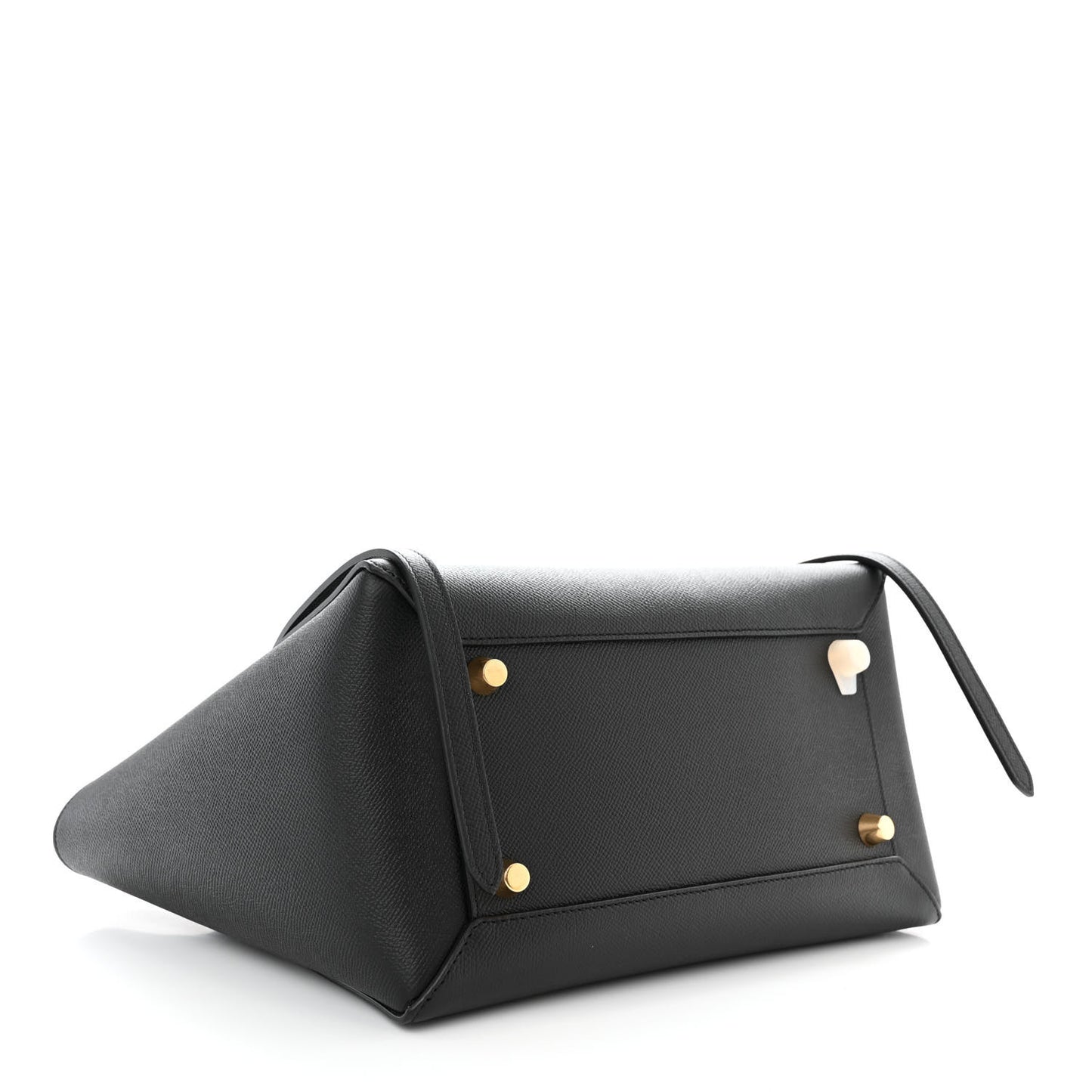 Grained Calfskin Mini Belt Bag Black
