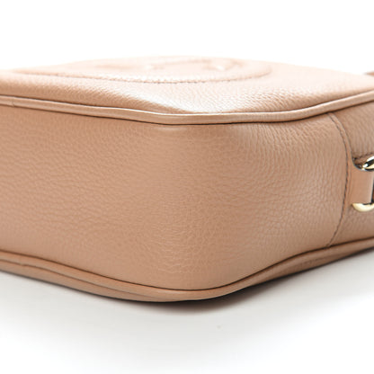 Gucci Pebbled Calfskin Small Soho Disco Bag Rose Beige 10 of 10