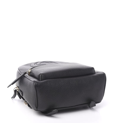 Gucci Pebbled Calfskin Soho Chain Backpack Black 3 of 9