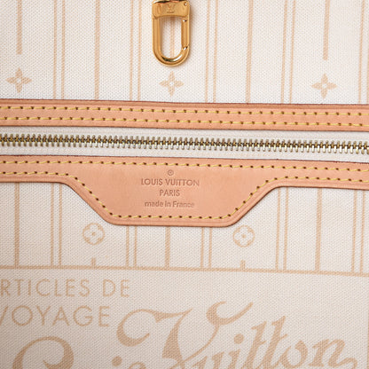 Louis Vuitton Damier Azur Neverfull MM 6 of 16