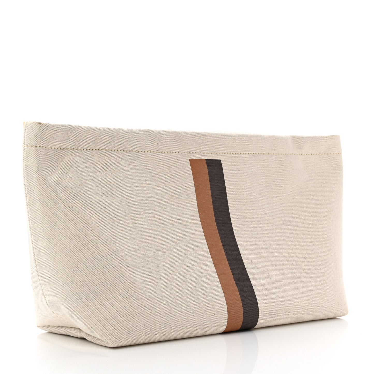 Canvas Necessaire Organizer Pouch Off White