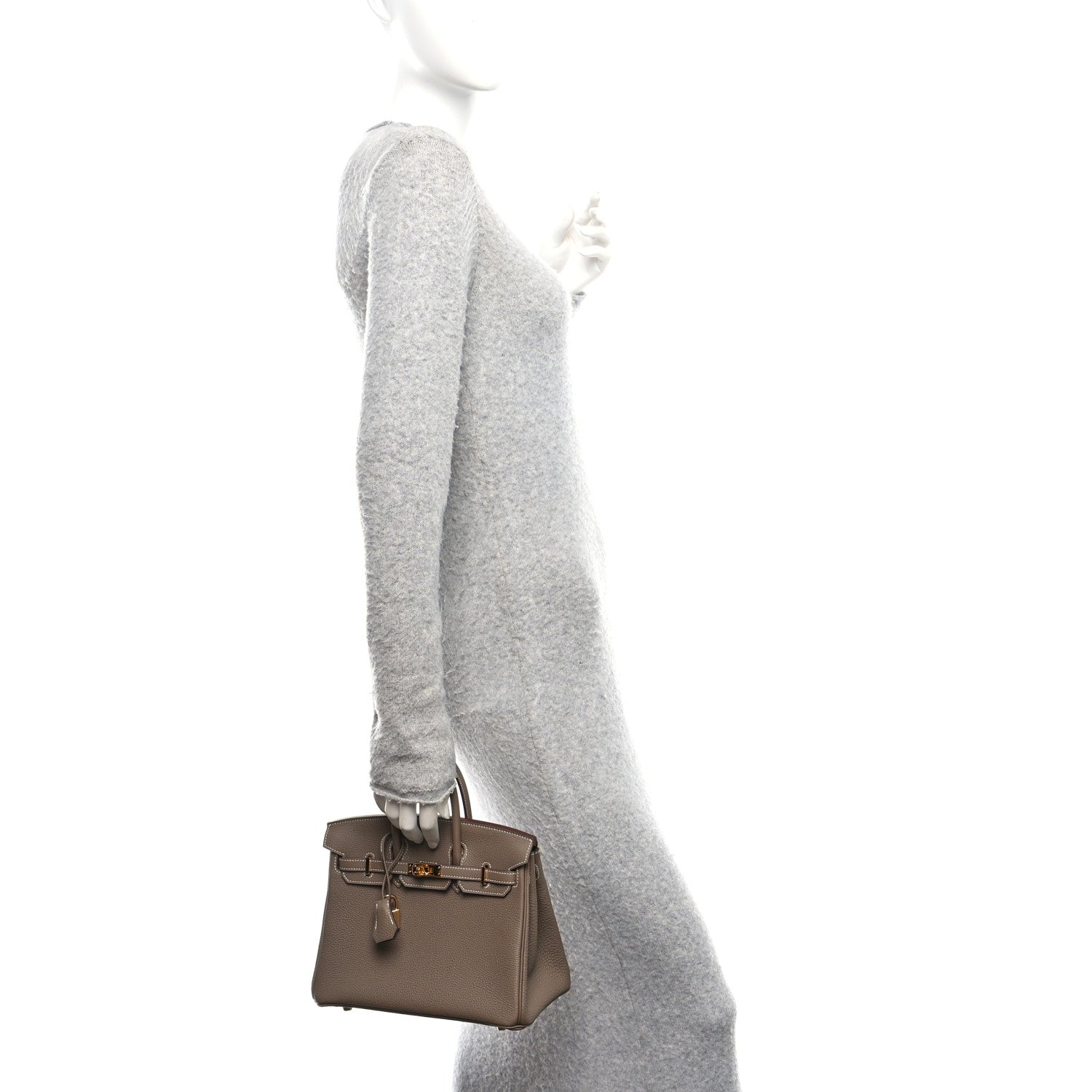Hermes Togo Birkin 25 Etoupe 2 of 11