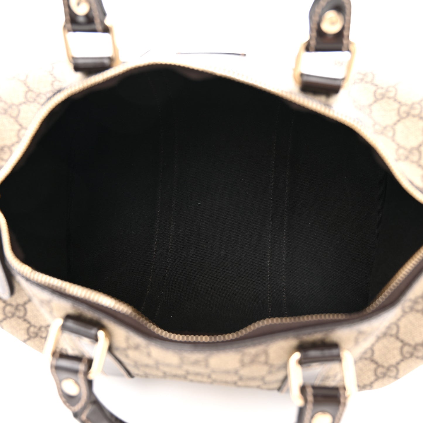GG Plus Monogram Medium Joy Boston Dark Brown