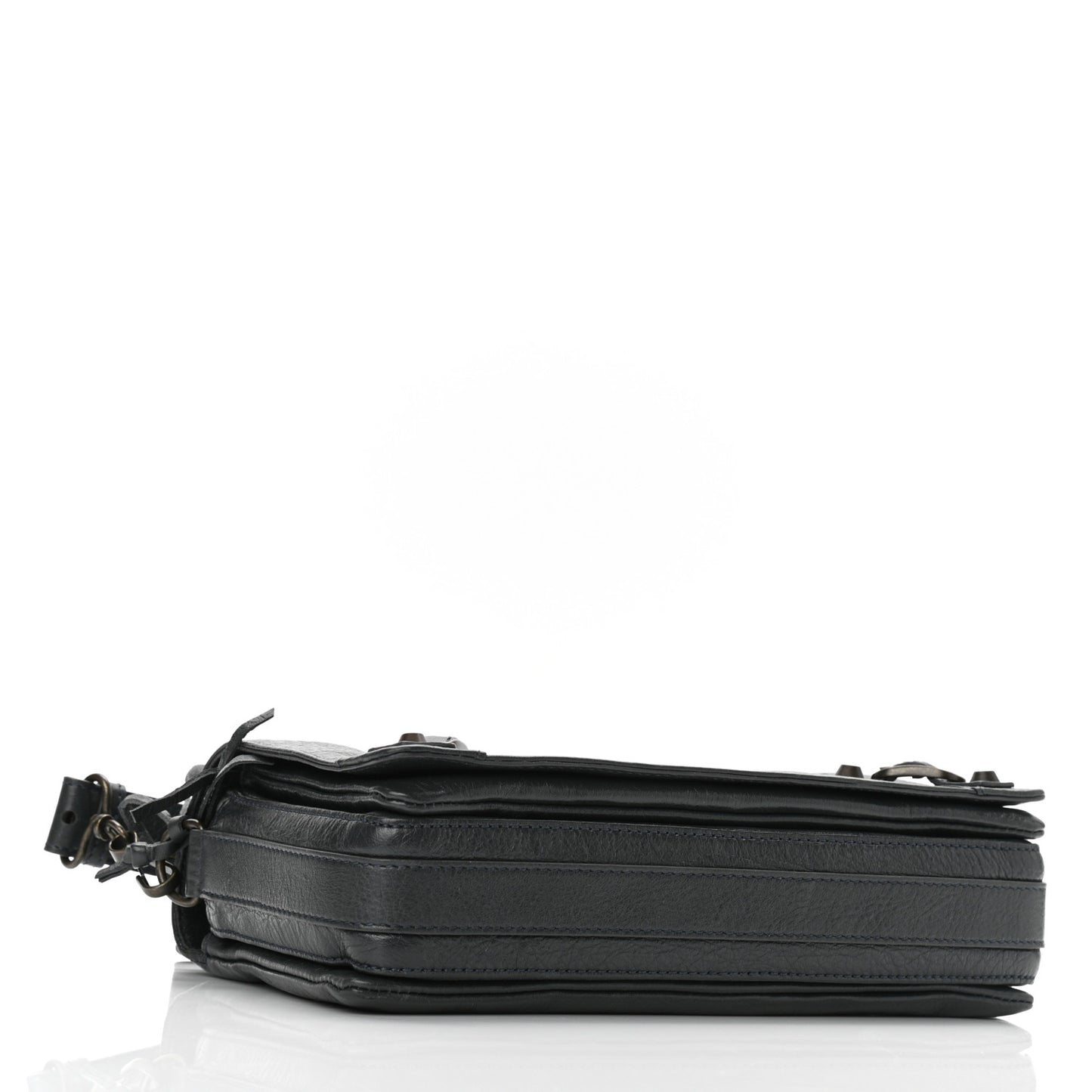 Agneau Classic Hardware Tool Kit Crossbody Anthracite