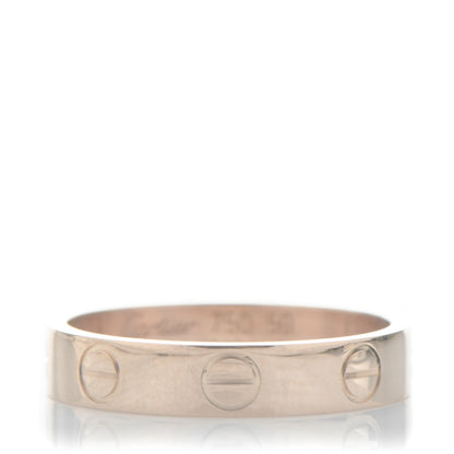 Cartier 18K Pink Gold 3.5mm LOVE Wedding Band Ring 50 5.25 1 of 5