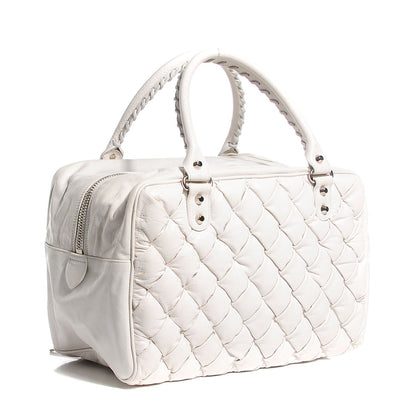 Balenciaga Chevre Quilted Matelasse MM White 3 of 10