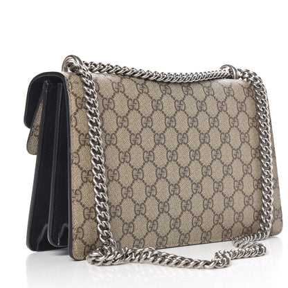 Gucci GG Supreme Monogram Small Dionysus Shoulder Bag Black 4 of 13