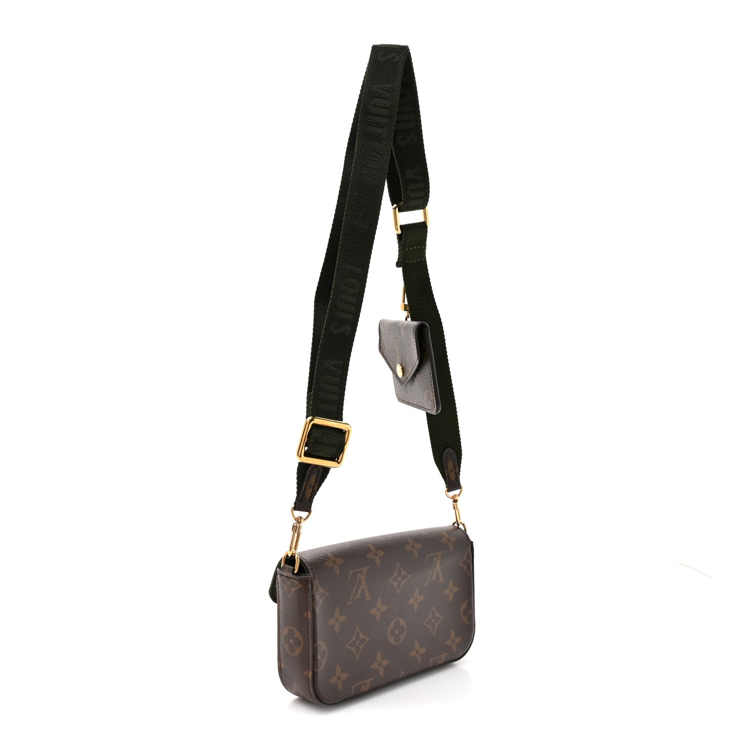 Louis Vuitton Monogram Felicie Strap & Go Kaki 3 of 12