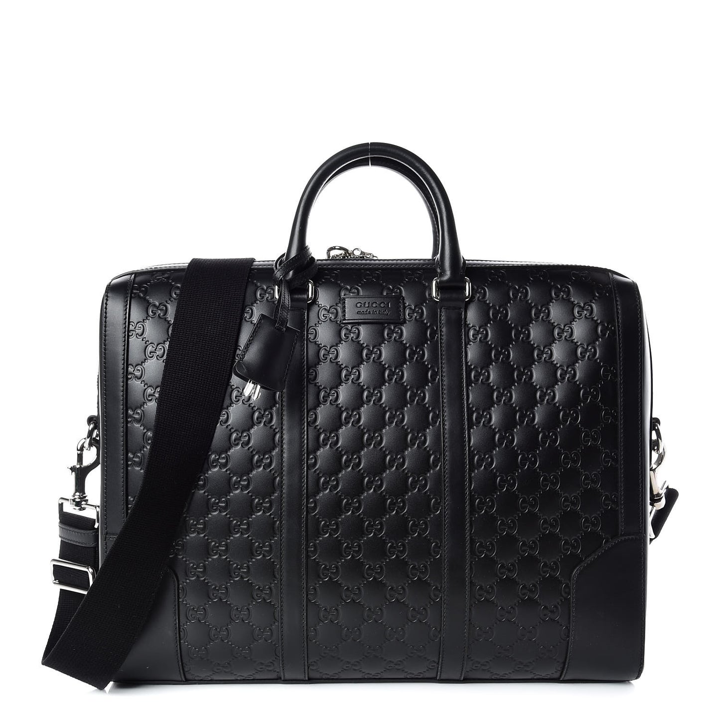 Guccissima Signature Eden Briefcase Black