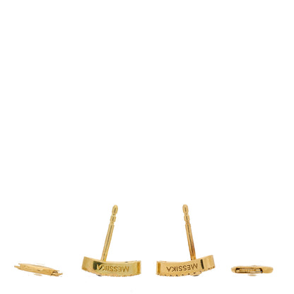 Messika 18K Yellow Gold Diamond Move Uno Earrings 3 of 4