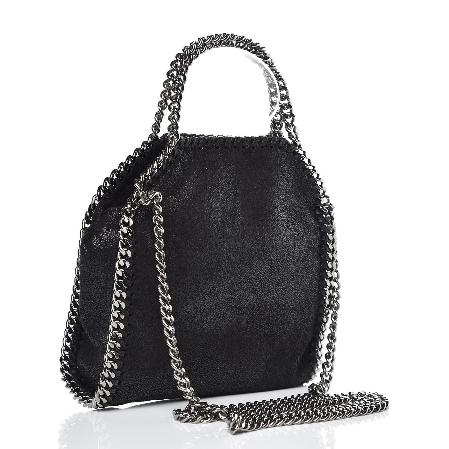 Shaggy Deer Tiny Falabella Tote Black