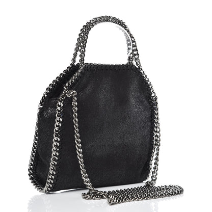 Stella McCartney Shaggy Deer Tiny Falabella Tote Black 3 of 7