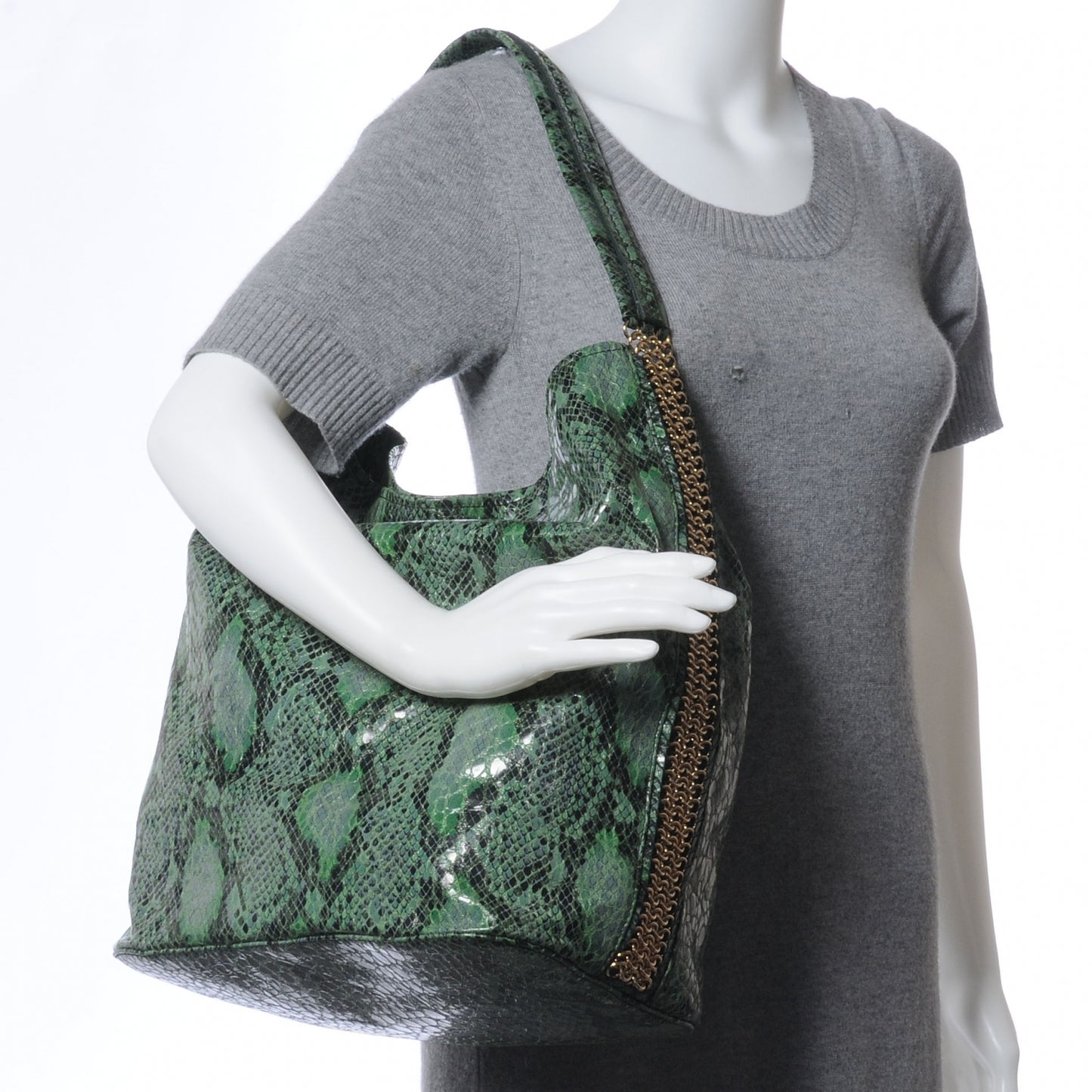 Faux Python Bailey Boo Hobo Green