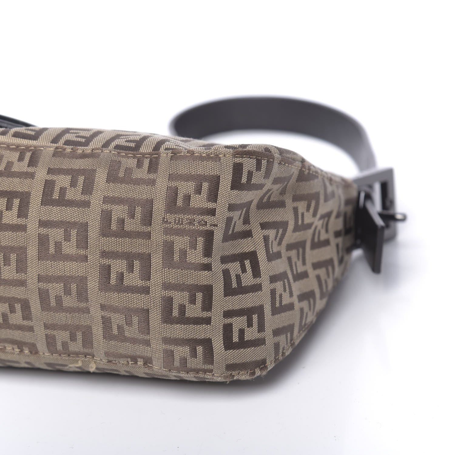 Fendi Zucchino Baguette Dark Brown 10 of 11