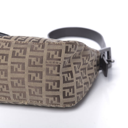 Fendi Zucchino Baguette Dark Brown 10 of 11
