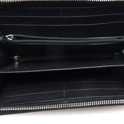 Gucci Guccissima Large Twins Zip Around Wallet Black 5 of 6
