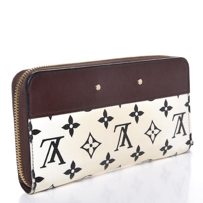 Louis Vuitton Calfskin Monogram Gamma Zippy Wallet White Chocolate 11 of 16