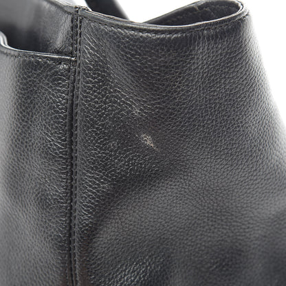 Chanel Calfskin Cerf Executive Shopper Tote Black 23 of 23