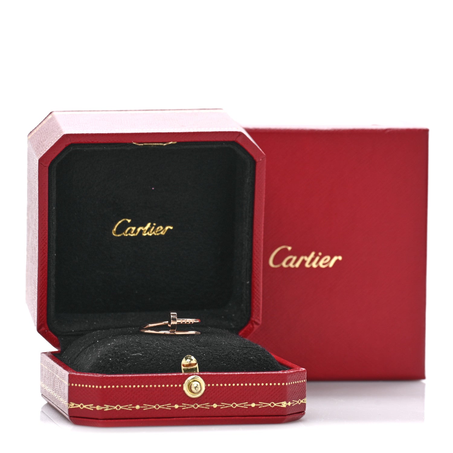 Cartier 18K Pink Gold Small Juste Un Clou Ring 49 5 5 of 5